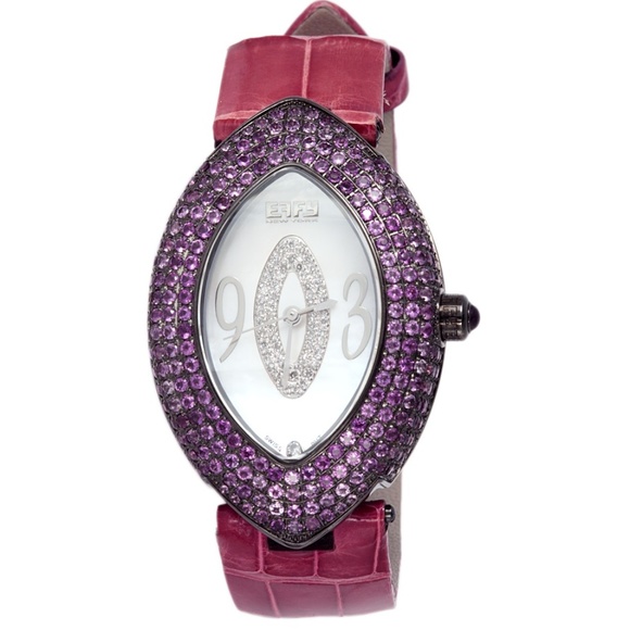 Amethyst Diamond 4.55 Ct Unisex Luxury New Watch main image 5